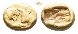 KINGS of LYDIA, Kroisos. Circa 561-546 BC. AV hekte - 1/6 stater, light standard (1,33 g)