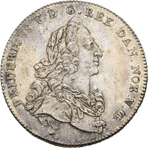 FREDERIK V 1746-1766, København, Reisedaler 1749. S.4