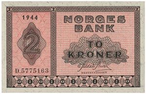 2 kroner 1944. D5775163