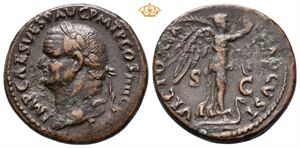 Vespasian. AD 69-79. Æ as (10,68 g).