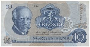 10 kroner 1974 QN