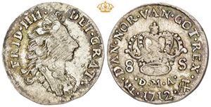 8 skilling 1712. S.2 var.