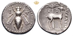 IONIA, Ephesos. Circa 190-170 BC. AR drachm (4,00 g)