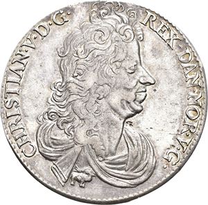 CHRISTIAN V 1670-1699, KONGSBERG Speciedaler 1694. "Danner Kongis…". S.16