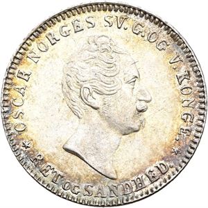 OSCAR I 1844-1859 12 skilling 1856