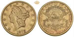 20 Dollars 1878 CC