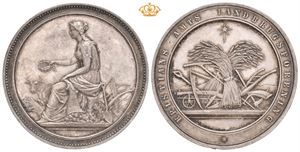 Kristians Amts Landhusholdningsselskab 1890. Sølv
