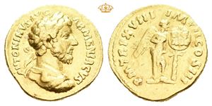Marcus Aurelius, AD 161-180. AV aureus (7,62 g)