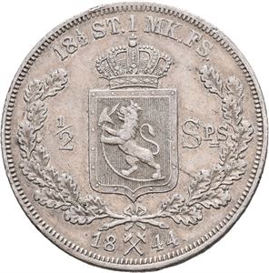 Carl XIV Johan, 1/2 speciedaler 1844