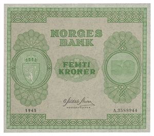 50 kroner 1945. A.3588944
