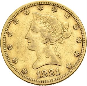 10 dollar 1881