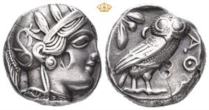 ATTICA, Athen. 454-404 BC. AR tetradrachm (17,06 g)