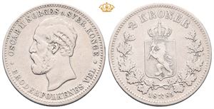 Norway. 2 kroner 1885