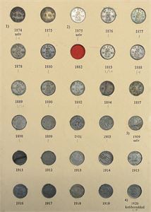 10 øresamling i Siegalbum, nær komplett