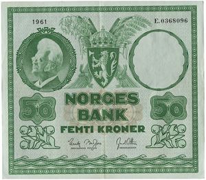 50 kroner 1961. E0368096