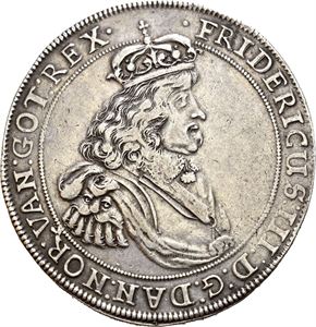 FREDERIK III 1648-1670, Speciedaler 1661. S.19