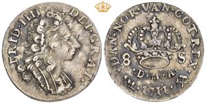 8 skilling 1711. S.10