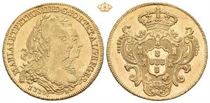 Maria I & Pedro III, 6400 reis 1779. Rio