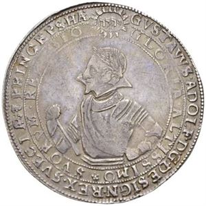 Gustav II Adolf, riksdaler 1615.