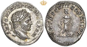 AR Denarius, AD 215
