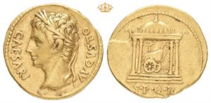 Augustus, 27 BC-AD 14. AV aureus (21 mm; 7,74 g)