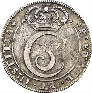 CHRISTIAN V 1670-1699, CHRISTIANIA 4 mark 1678. S.11