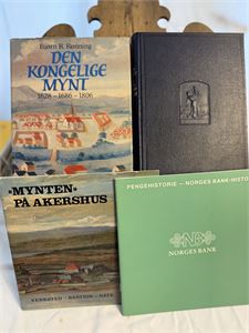 Rønning 1986. Den kongelige mynt 1628-1686-1806 og Støren og Holst 1937