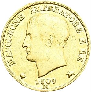 Napoleon I, 20 lire 1809 M. Renset/cleaned