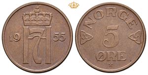 5 øre 1955