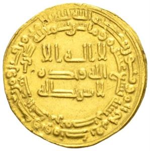 Abbasid, Al-Mu`tasim 833-842, dinar, Misr 834 A.D.