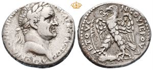 SYRIA, Seleucis and Pieria. Antioch. Vespasian, AD 69-79. AR tetradrachm (15,07 g).
