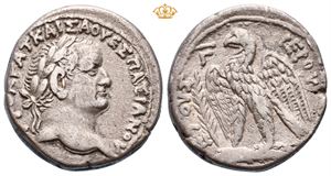 SYRIA, Seleucis and Pieria. Antioch. Vespasian, AD 69-79. AR tetradrachm (13,35 g).