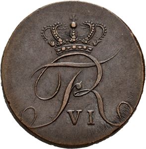 FREDERIK VI 1808-1814. 2 skilling 1811. S.3