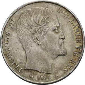 FREDERIK VII 1848-1863. 2 rigsdaler 1854. S.3