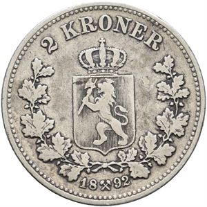 2 kroner 1892