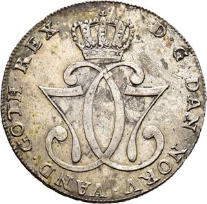 Christian VII 1766-1808. Speciedaler 1776. Riper på advers/scratches on obverse. S.3