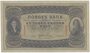 1000 kroner 1943. A.0982825