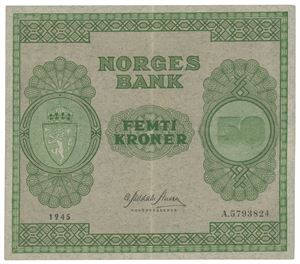 50 kroner 1945. A5793824