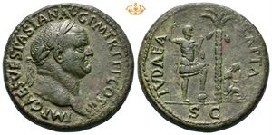 Vespasian. AD 69-79. Æ sestertius (25,46 g).