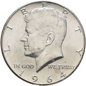 1/2 Dollar Kennedy 1964