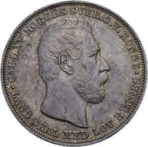 CARL XV 1859-1872. Speciedaler 1869