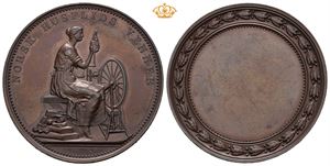 1890 Norsk Husflids venner. 41 mm, bronse.