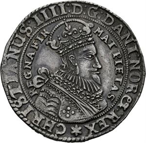 CHRISTIAN IV 1588-1648. Speciedaler 1647. S.16