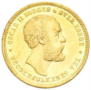 20 kroner/5 species 1874.