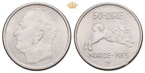 50 øre 1965 Kanthakk.