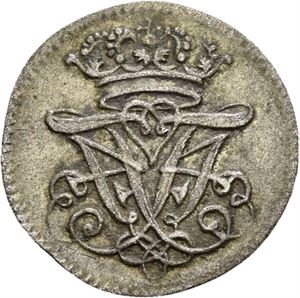 FREDERIK IV 1699-1730 1 skilling 1704. S.28