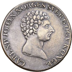 CARL XIV JOHAN 1818-1844 Speciedaler 1824