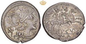AR Denarius, 147 BC