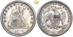 1/4 Dollar 1885