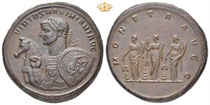 Æ Medallion 297-298 AD